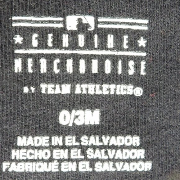 Lot of Two Angels Team Blue/ Red Onesies Size 0/3M - Picture 4 of 13